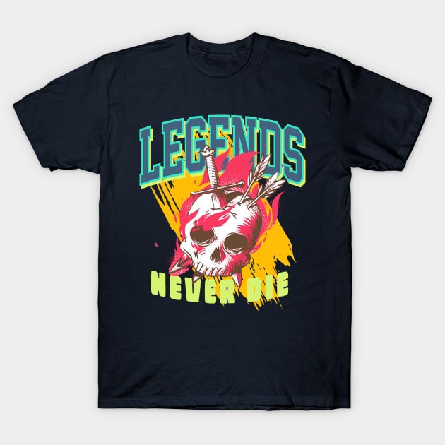 Legends Never Die Bio Hack T-Shirt by funandgames